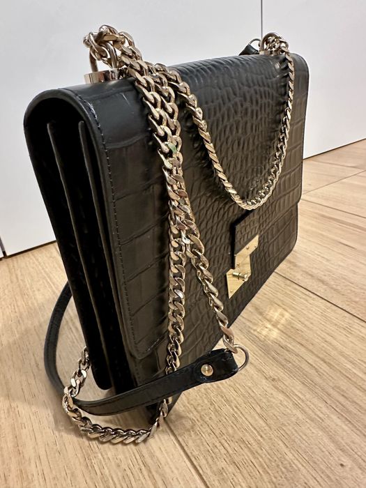 Geanta piele Musette model Carole