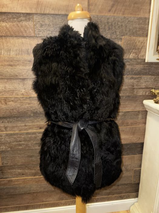 Vesta de blana naturala