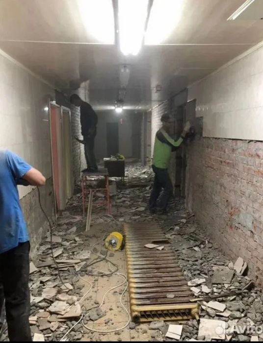 ДЕМОНТАЖ  любой .Уборка Территории