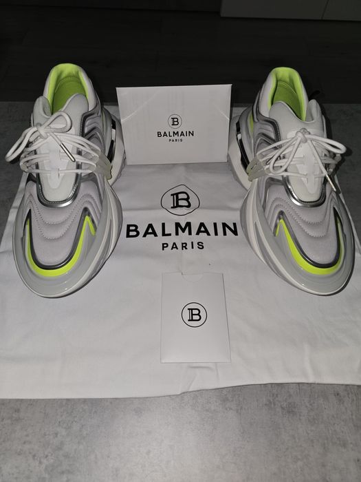 Balmain Sneakers Unicorn Wave Grey 42