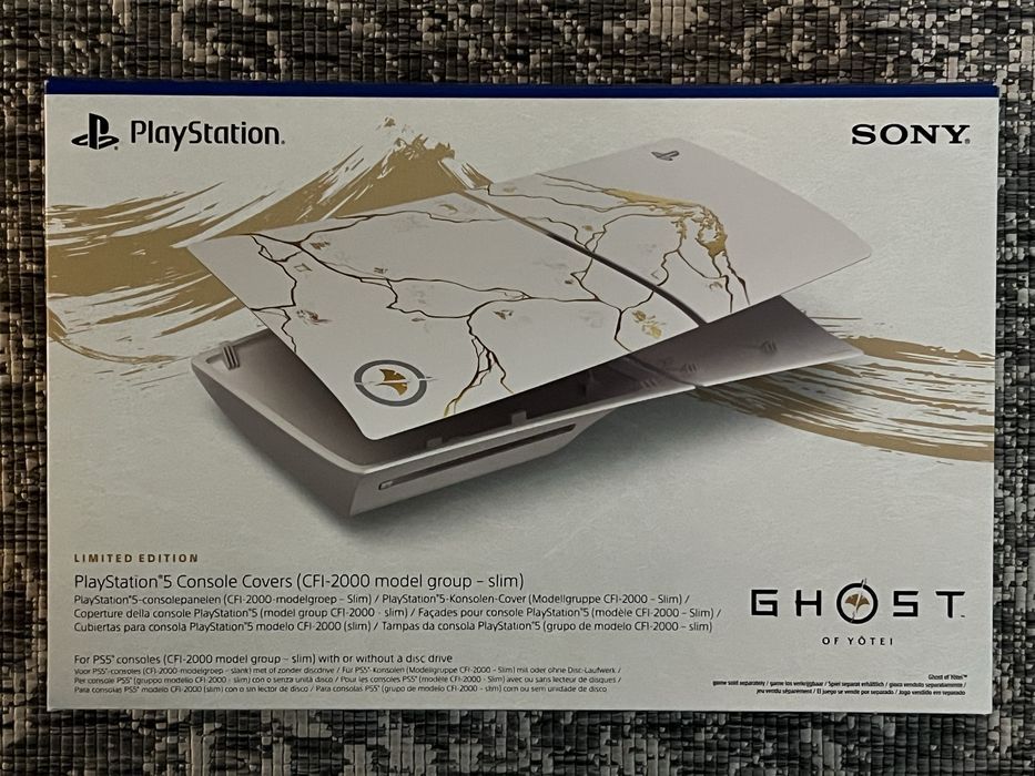 Капаци (Панели) за PlayStation 5 Slim (Digital) Edition “Ghost of Yotei” Gold Limited Edition