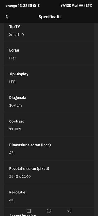 Smart TV 4k Vortex Amanet Crangasi Lazar 53976