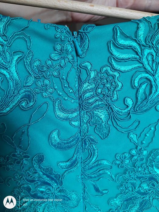 Rochie Gina Bacconi, verde smarald mărimea S-M