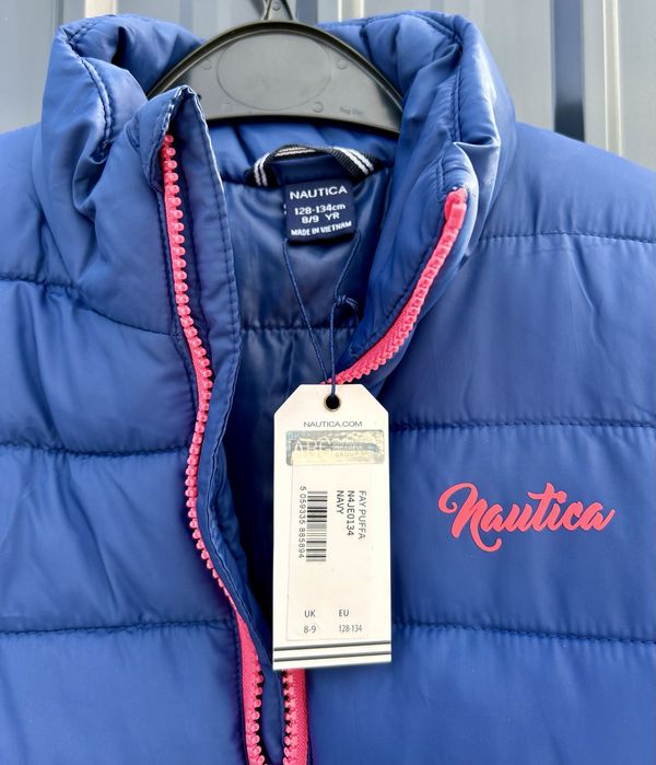 Jacheta puffer Nautica 8-9 ani