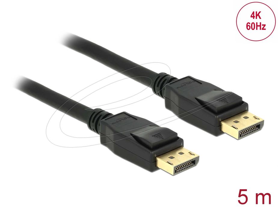 Delock Cablu DisplayPort 1.2 male > male 4K 5 m