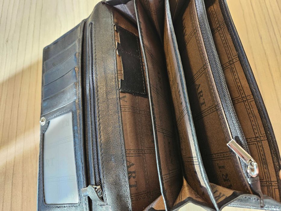 Нов дамски портфейл естествена кожа ART-93 портмоне кожено органайзер