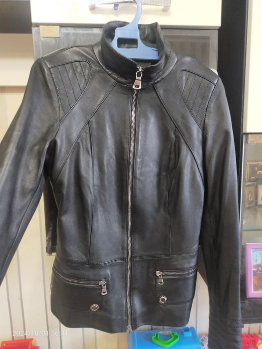 Кожаная куртка 44р.