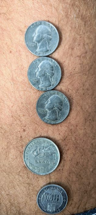 Monezi vechi de guart dolar altele