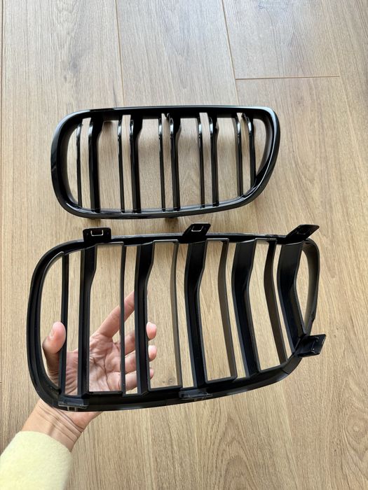 Решетки двойни черни бъбреци броня BMW БМВ Х3 Е83 X3 E83 черен лак