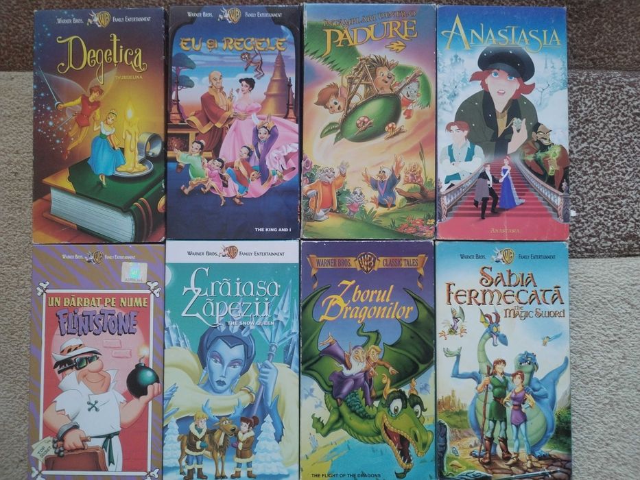 Desene VHS (casete) pentru colectionari