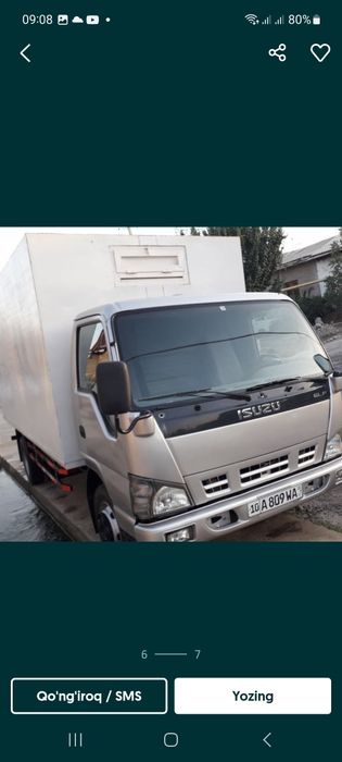 Исузи 5 тонали афтобусдан ясалган