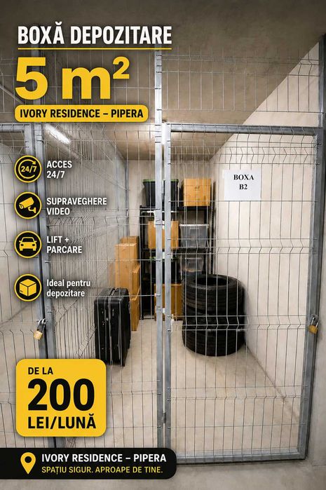 Boxă depozitare 5 m² – Ivory Residence Pipera