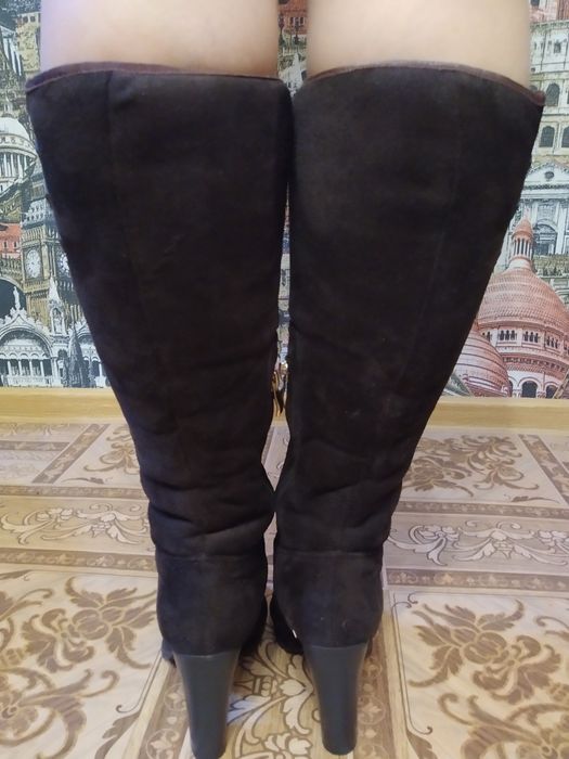 Зимние меховые сапожки