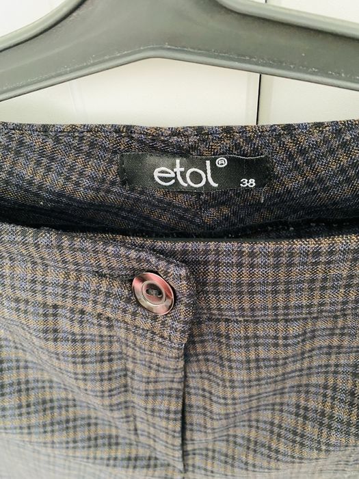 Брюки в клетку, размер S