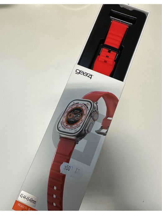 Curea TPU Silicon Striatii Ceas Apple Watch Iphone Husa Folie Sticla