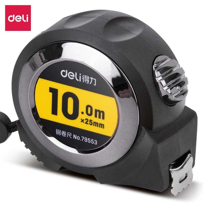Рулетка измерительная 10м*19мм, Deli 79553