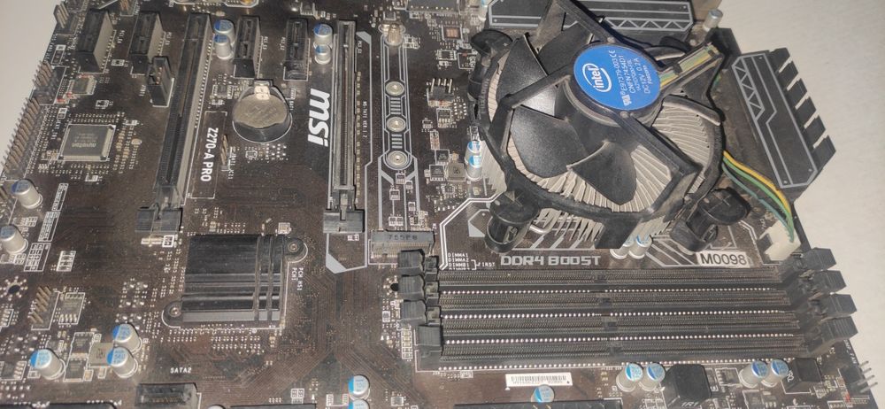 MSI Z270-A pro материнская плата i3-7100