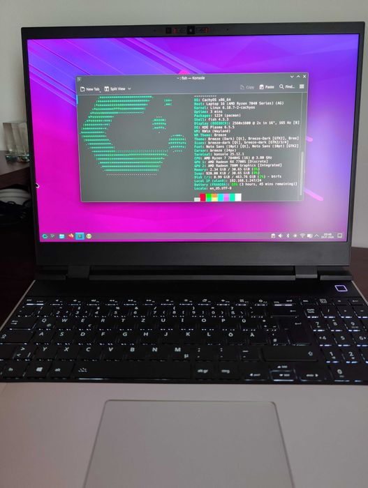 Framework 16 ryzen 7840HS RX7700S