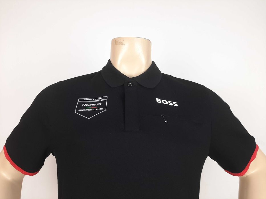 Porsche Motorsport x Boss Team Polo - Оригинална мъжка тениска с яка