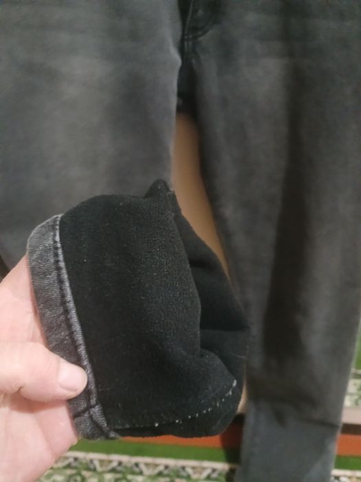 Джинсы утеплённые на подростка