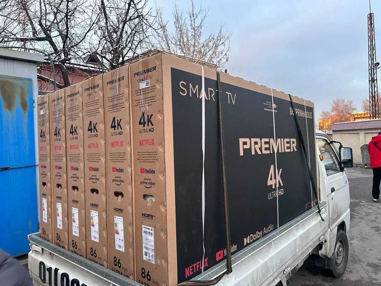 PREMIER 4K UHD 86 SmartTV прошивка канал бесплатна даставкки: 998 у.е. -  Телевизоры Ташкент на Olx