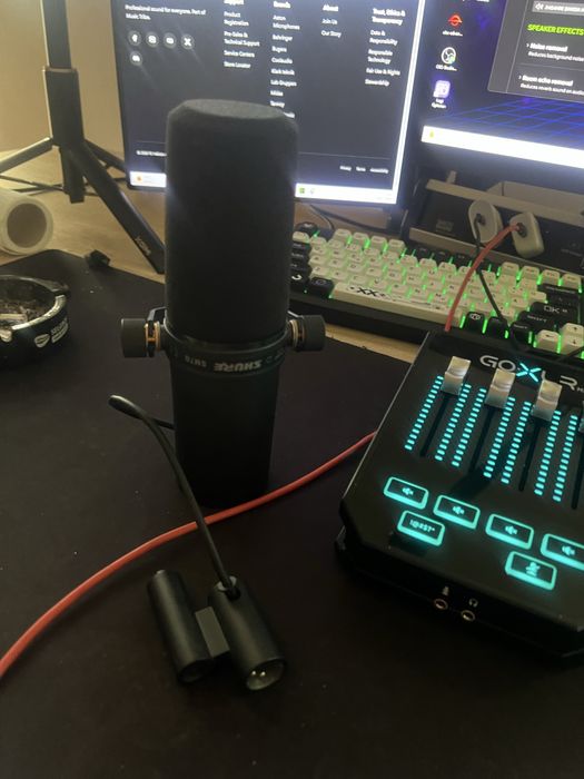 Shure sm7b si GOXLR mini