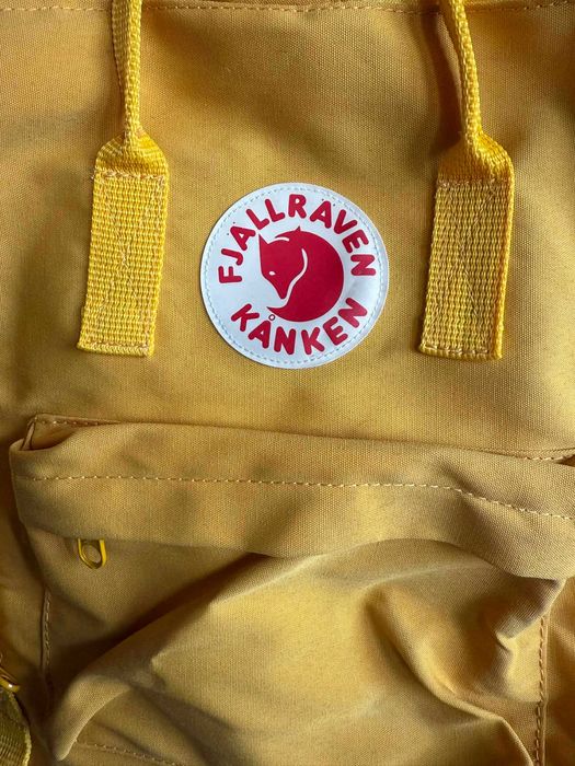 Жълта раница Fjallraven Kanken