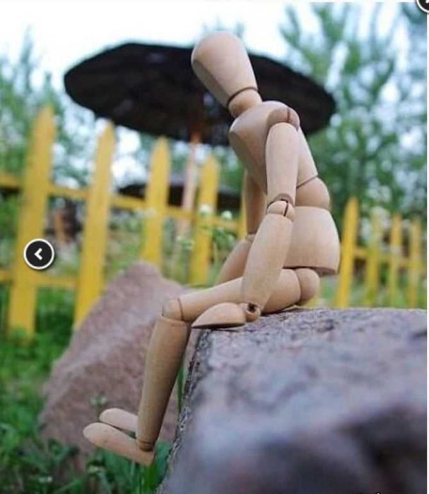 Деревянный человечек. Манекен