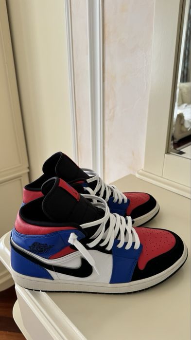 Air Jordan 1 mid top 3 оригинал 47,5