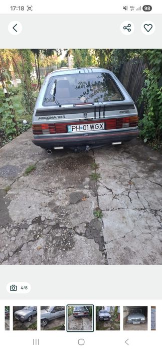 Opel Ascona C - poate fi inmatriculat ca vehicul istoric