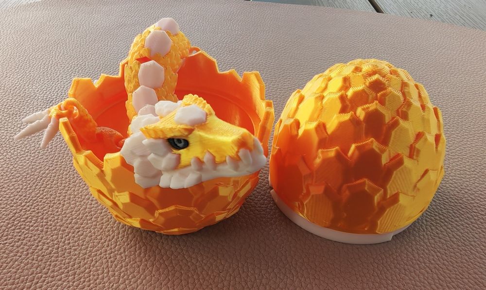 Dragon Articulat cu Ou Misterios Jucărie Fidget