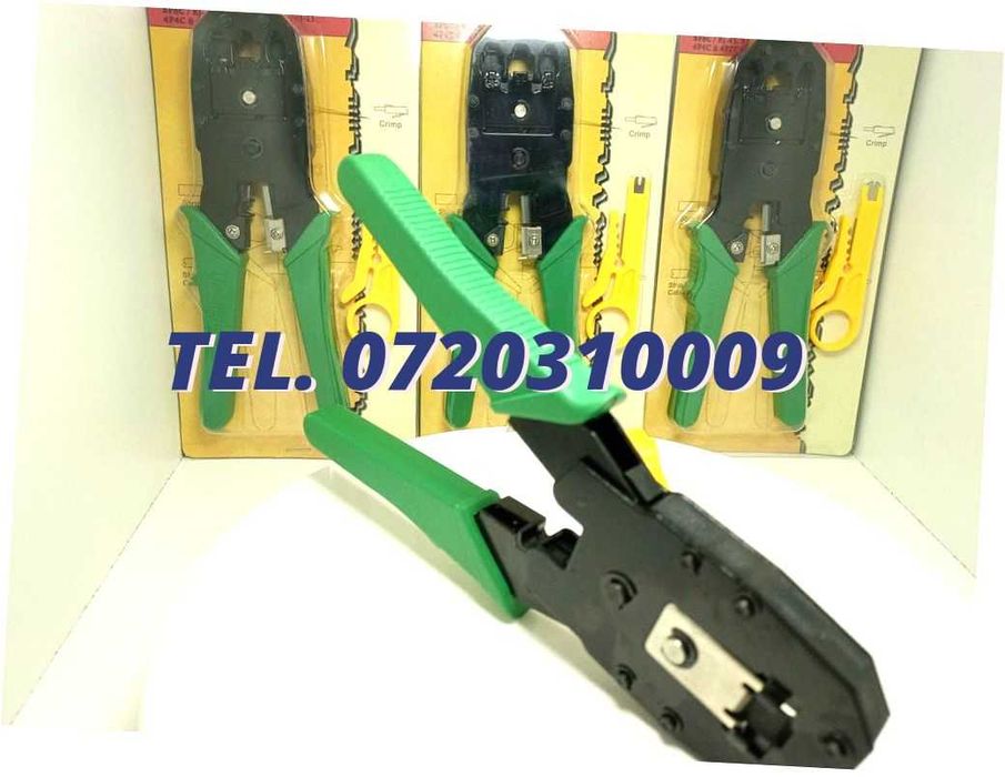 Cleste De Sertizare Modular 3 in 1 Rj45 Rj11 Cat5e Cat6