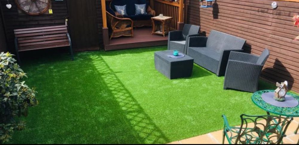 Килим-Холандски за външни условия-Килим с Декорация -Изкуствена Трева