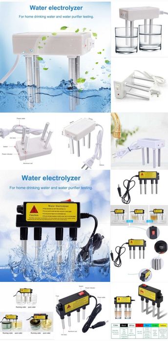 Аквариум, бассейн ва иссиқхона учун сув ўлчагичлар ва Электролизерлар