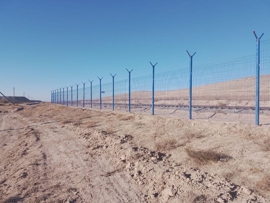 Монтаж ограждения из 3Д сетки