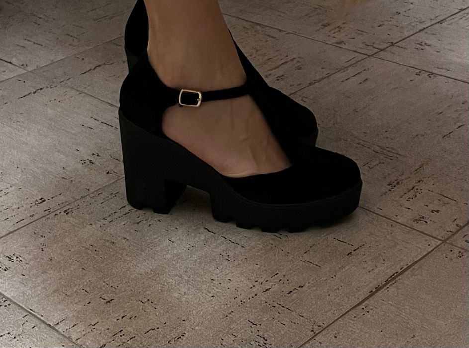 Обувки дамски 39 номер, велур