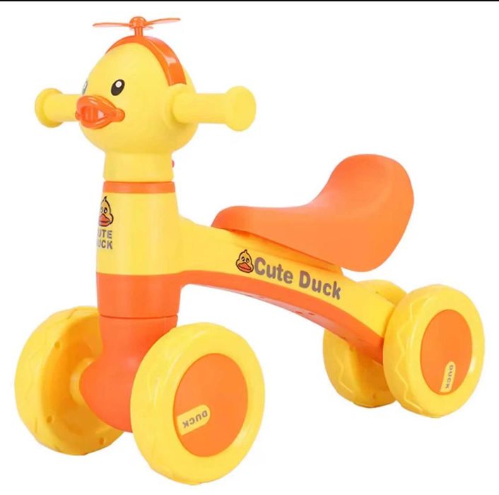Bicicletă fără pedale pentru copii model ursulet sau rata