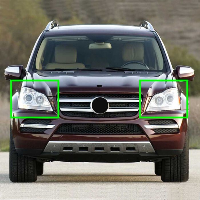 Нови.Капак / Стъкло / Панел за фар Mercedes GL X164 06-12г.