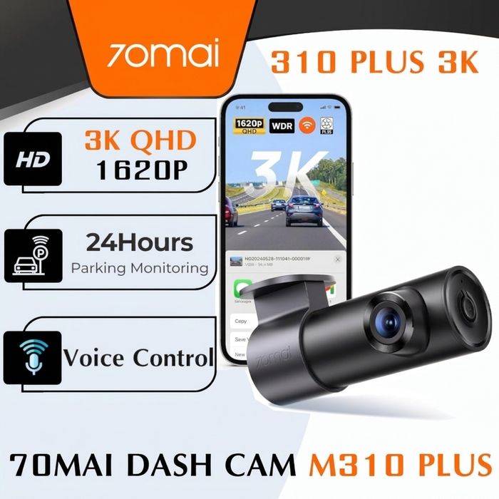 Xiaomi 70mai Dash Cam M310 Plus 3K