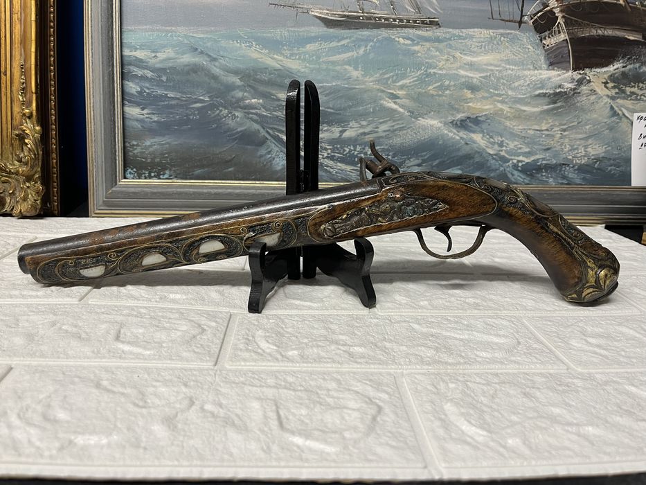 Колекционерски,стар,кремъчен пистолет