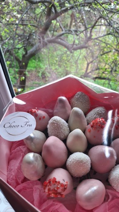 Клубника в шоколаде chocoberry съедобные букеты