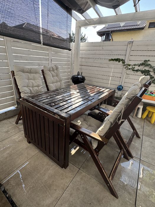 Set Ikea terasa APPLARO + perne