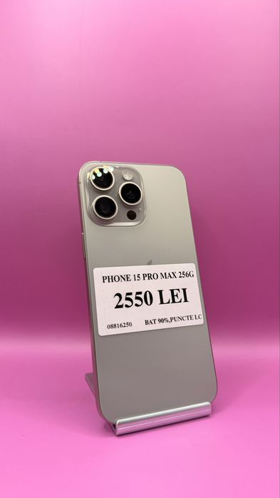 Iphone 15 pro max 256GB •Matei Amanet Margeanului• 08816