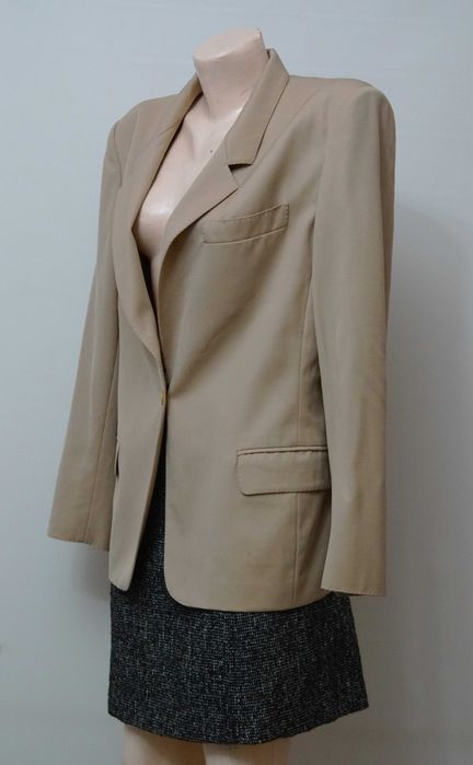 Sacou MaxMara bej  lana marimea 44IT
