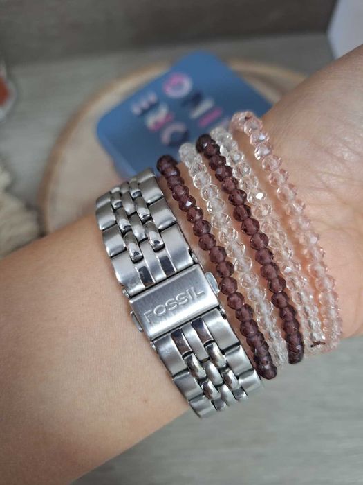 Ceas Fossil – cronograf – oțel inoxidabil – argintiu