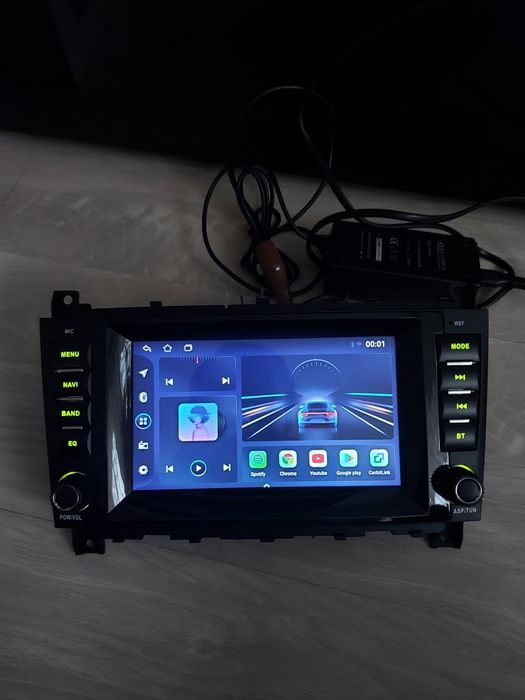 Navigatie Android Carplay wireles Mercedes C class w203