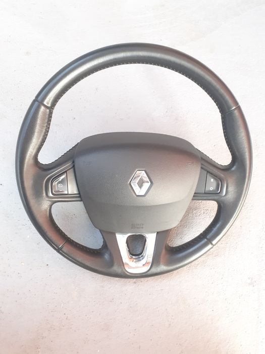 Volan Piele Cu Comenzi Airbag Complet Renault Megane 3 Scenic Fluence