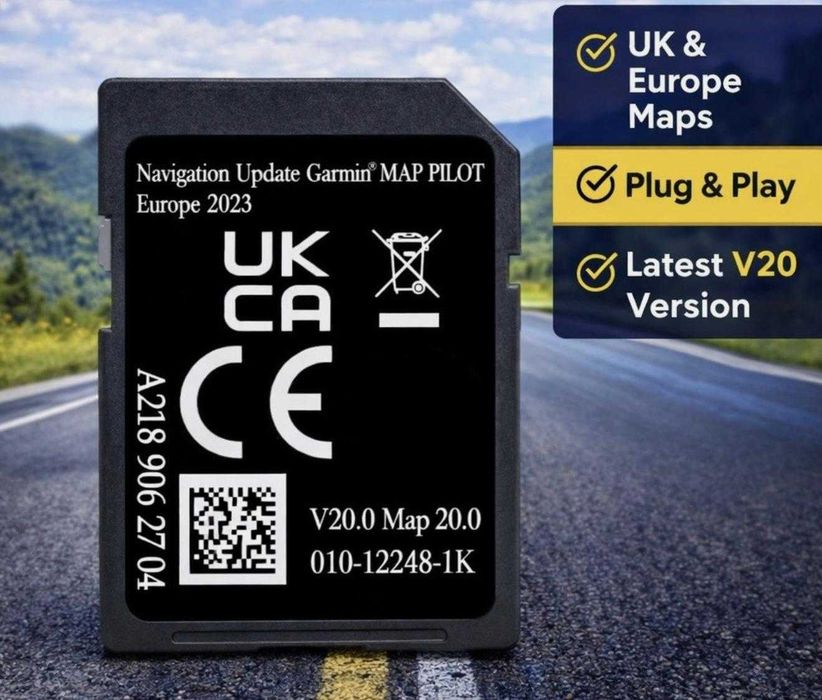 Card Original Harti Navigatie Mercedes Garmin C E V GLC GLK Europa Romania 2023-2024
