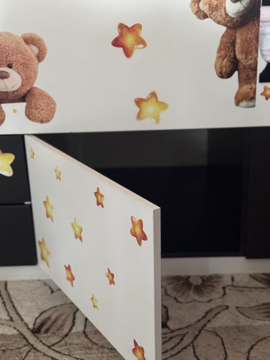 Детская кровать с ящиками