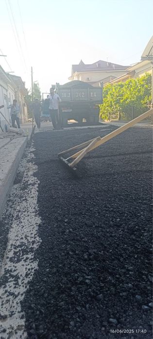 Асфалт хизматлари Узбекистон буйлаб